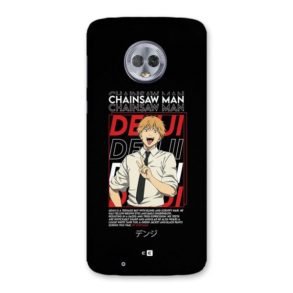 Denji Chainsaw Man Back Case for Moto G6