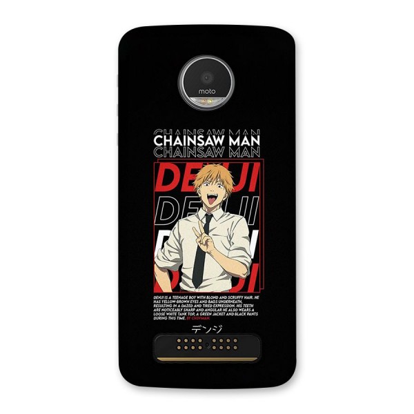 Denji Chainsaw Man Back Case for Moto Z Play