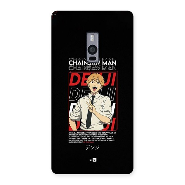 Denji Chainsaw Man Back Case for OnePlus 2