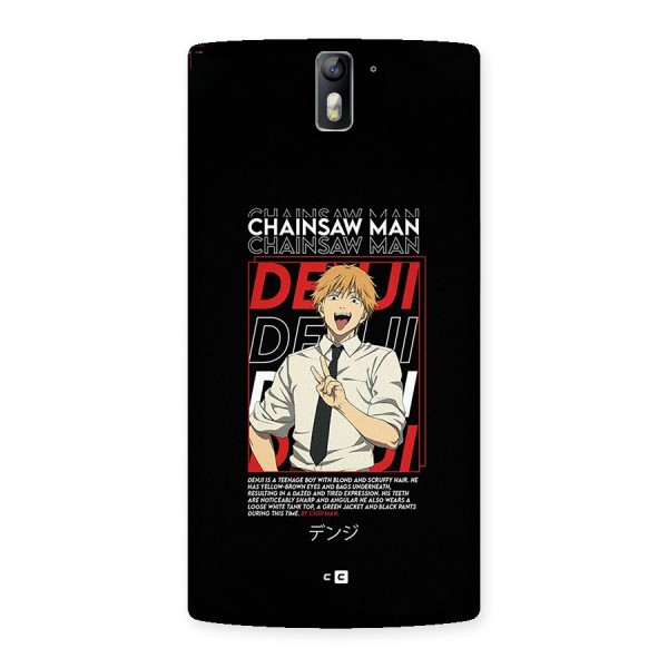 Denji Chainsaw Man Back Case for OnePlus One