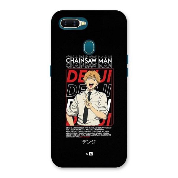 Denji Chainsaw Man Back Case for Oppo A11k