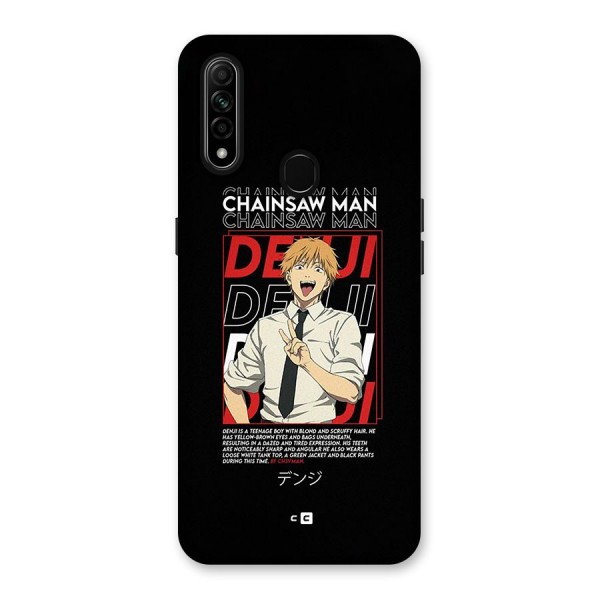 Denji Chainsaw Man Back Case for Oppo A31