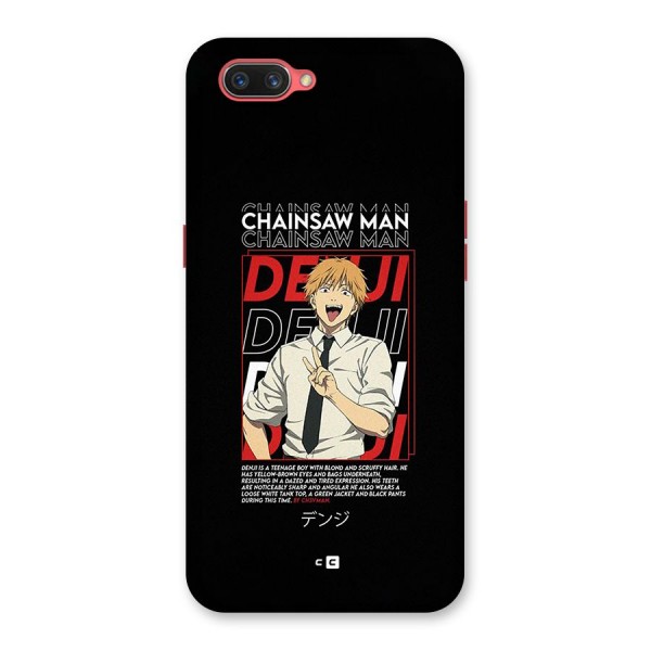 Denji Chainsaw Man Back Case for Oppo A3s