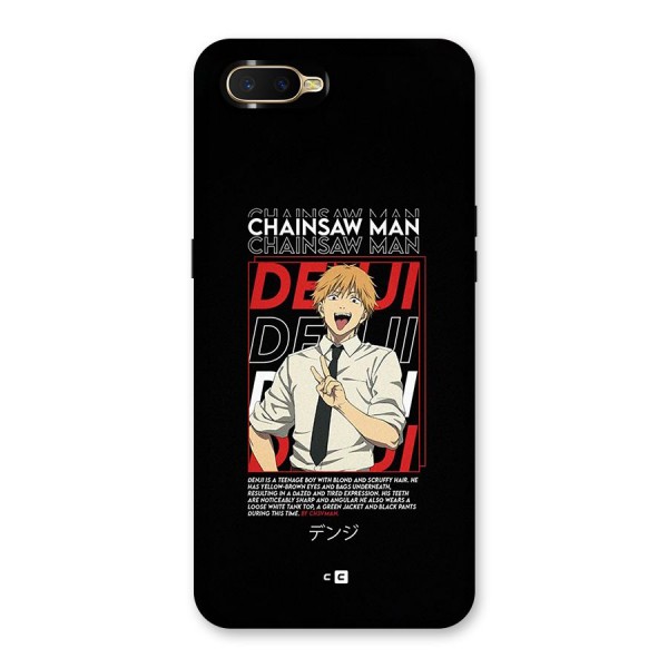 Denji Chainsaw Man Back Case for Oppo K1