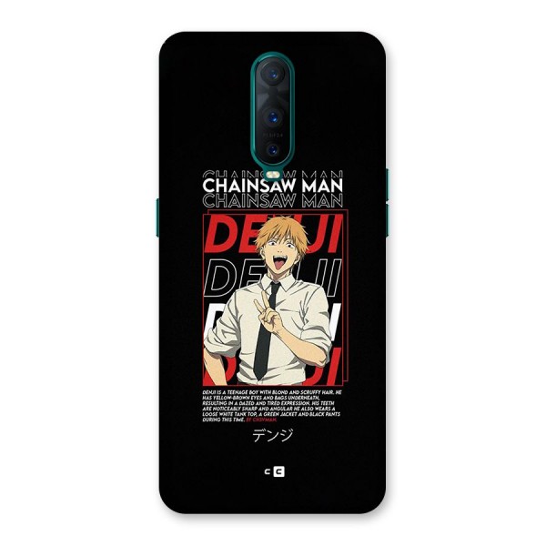 Denji Chainsaw Man Back Case for Oppo R17 Pro