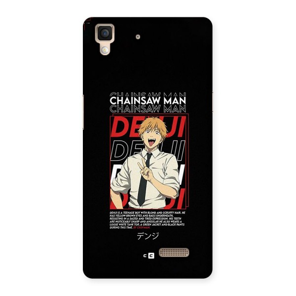 Denji Chainsaw Man Back Case for Oppo R7