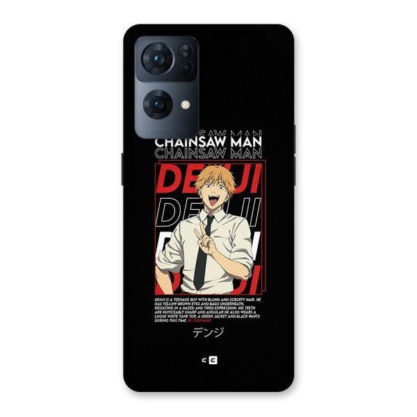 Denji Chainsaw Man Back Case for Oppo Reno7 Pro 5G