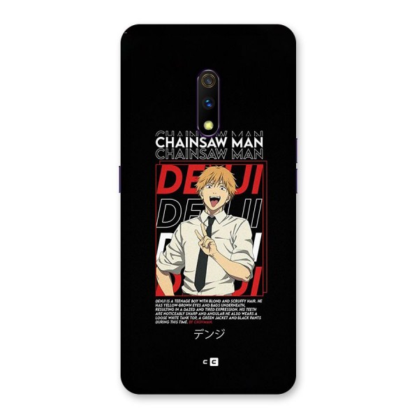 Denji Chainsaw Man Back Case for Realme X