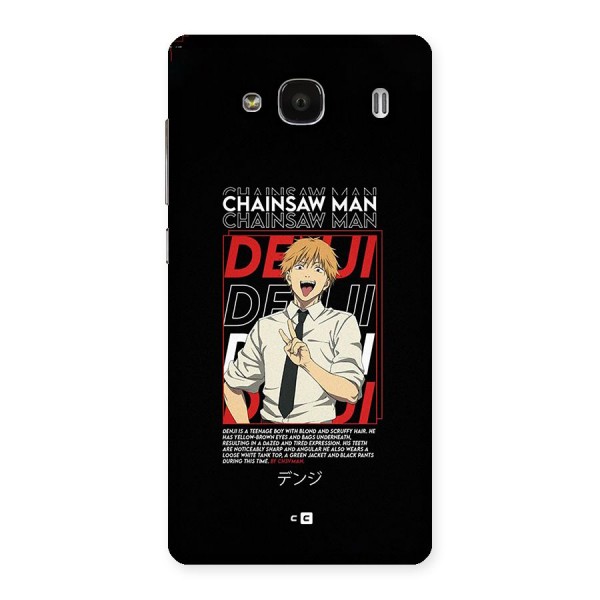 Denji Chainsaw Man Back Case for Redmi 2s