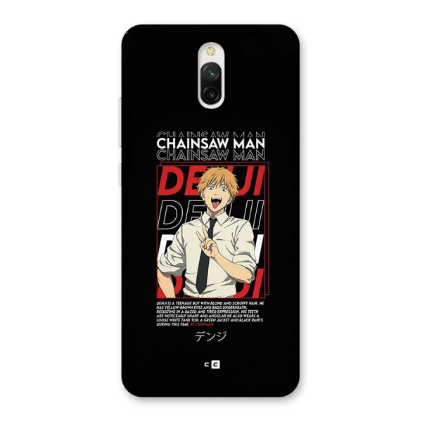 Denji Chainsaw Man Back Case for Redmi 8A Dual