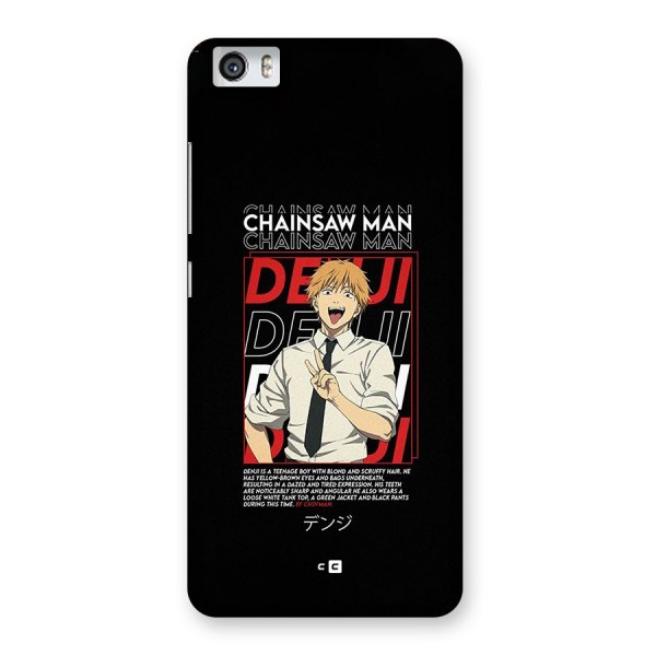 Denji Chainsaw Man Back Case for Redmi Mi 5