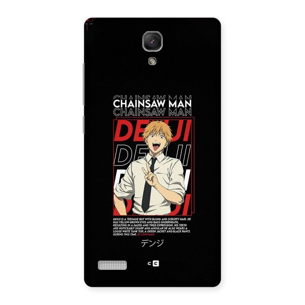 Denji Chainsaw Man Back Case for Redmi Note