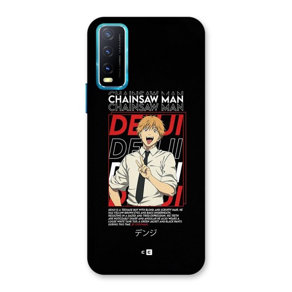 Denji Chainsaw Man Back Case for Vivo Y12s