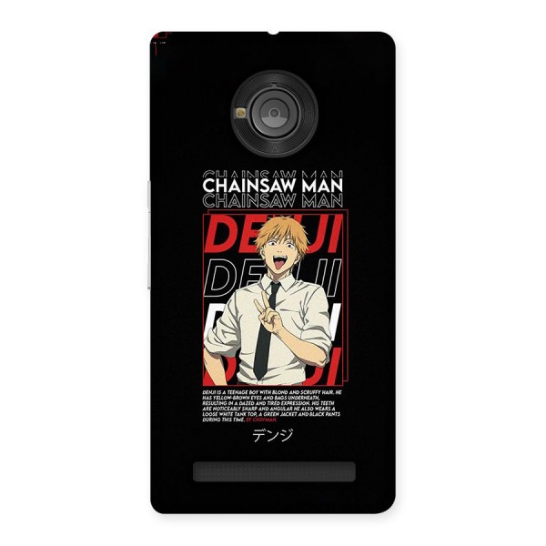 Denji Chainsaw Man Back Case for Yuphoria