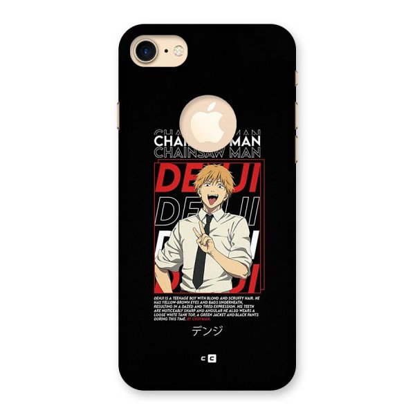 Denji Chainsaw Man Back Case for iPhone 8 Logo Cut