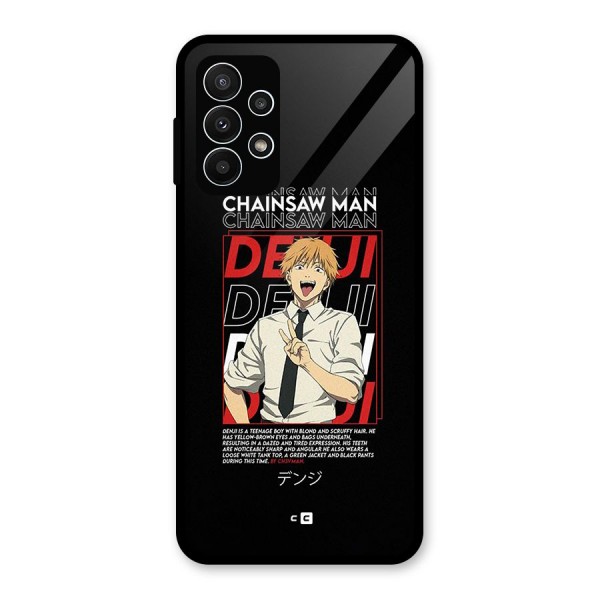 Denji Chainsaw Man Glass Back Case for Galaxy A23