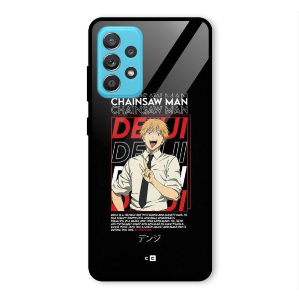 Denji Chainsaw Man Glass Back Case for Galaxy A52s 5G