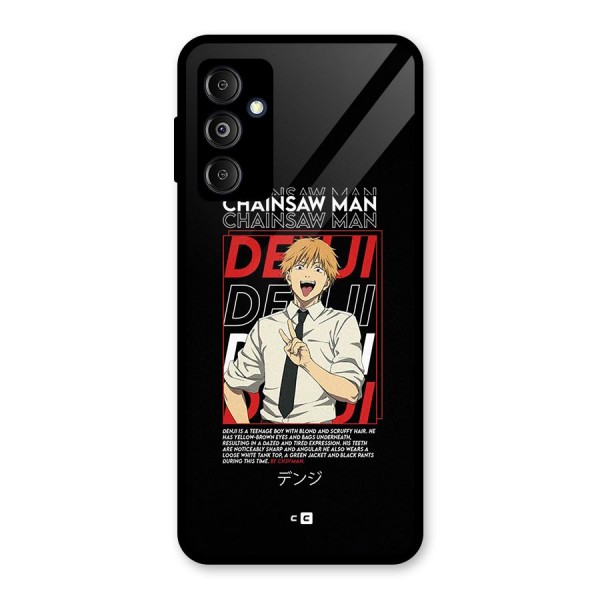 Denji Chainsaw Man Glass Back Case for Galaxy M14 5G