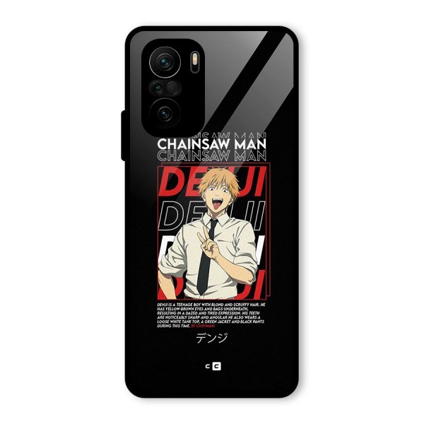 Denji Chainsaw Man Glass Back Case for Mi 11x