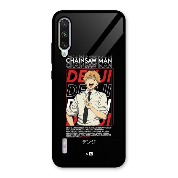 Denji Chainsaw Man Glass Back Case for Mi A3