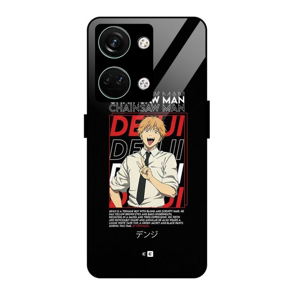 Denji Chainsaw Man Glass Back Case for Oneplus Nord 3
