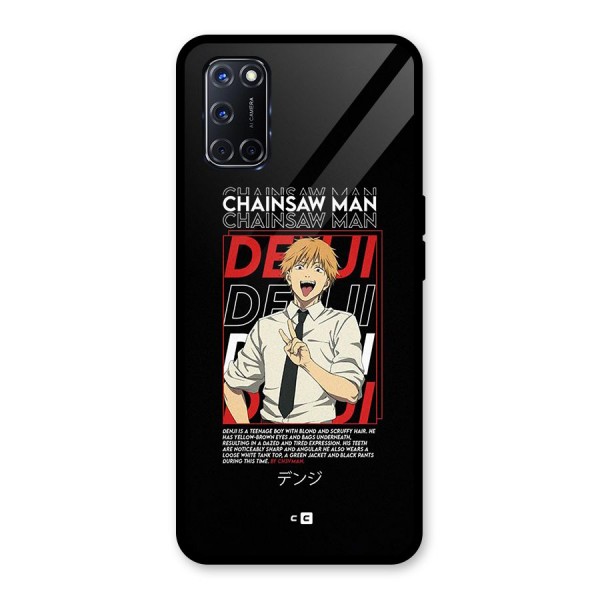 Denji Chainsaw Man Glass Back Case for Oppo A52