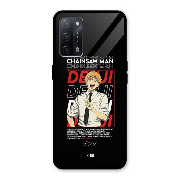 Denji Chainsaw Man Glass Back Case for Oppo A53s 5G