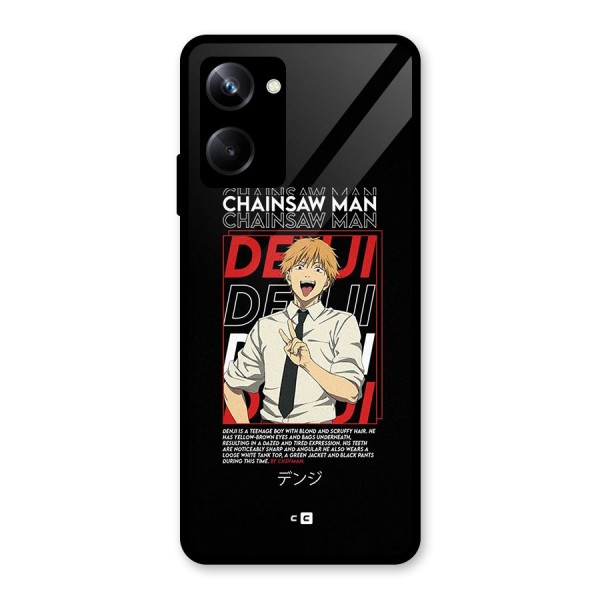 Denji Chainsaw Man Glass Back Case for Realme 10 Pro