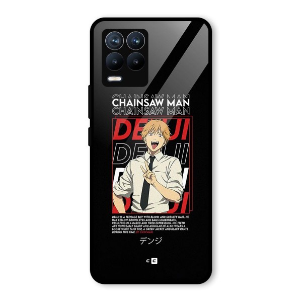 Denji Chainsaw Man Glass Back Case for Realme 8 Pro