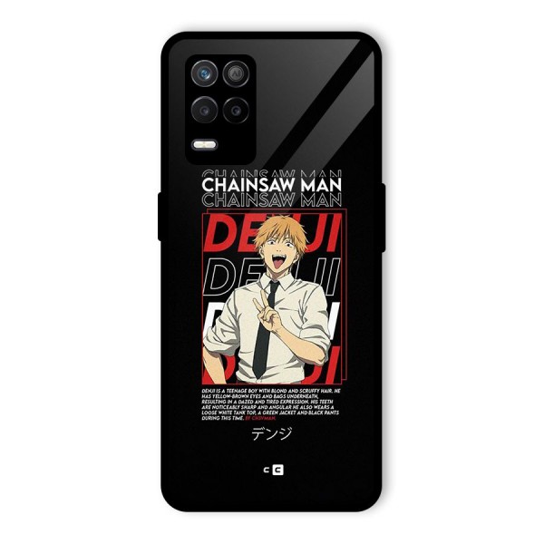 Denji Chainsaw Man Glass Back Case for Realme 8s 5G