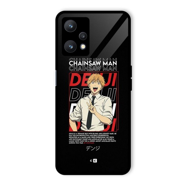 Denji Chainsaw Man Glass Back Case for Realme 9 Pro 5G