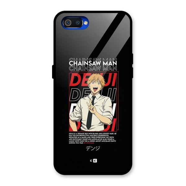 Denji Chainsaw Man Glass Back Case for Realme C2