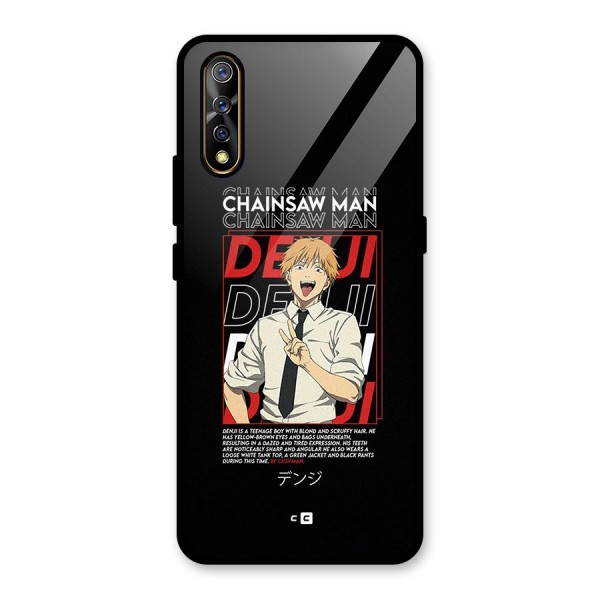 Denji Chainsaw Man Glass Back Case for Vivo Z1x