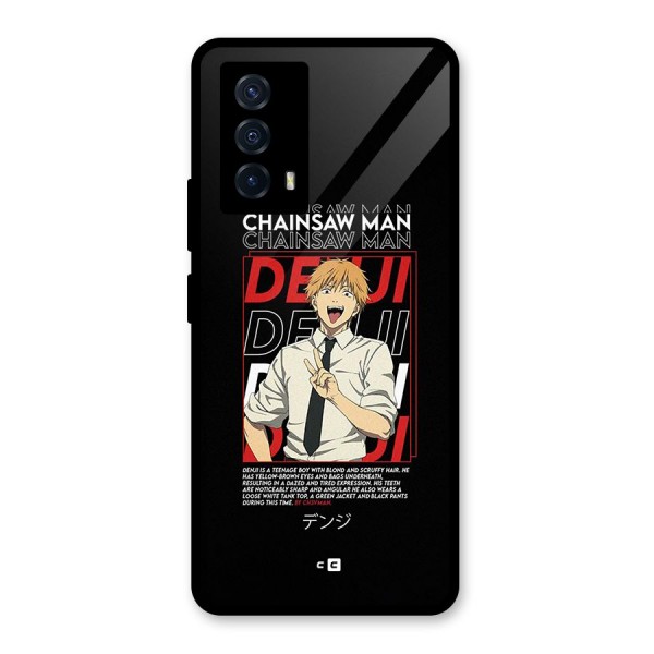 Denji Chainsaw Man Glass Back Case for Vivo iQOO Z5