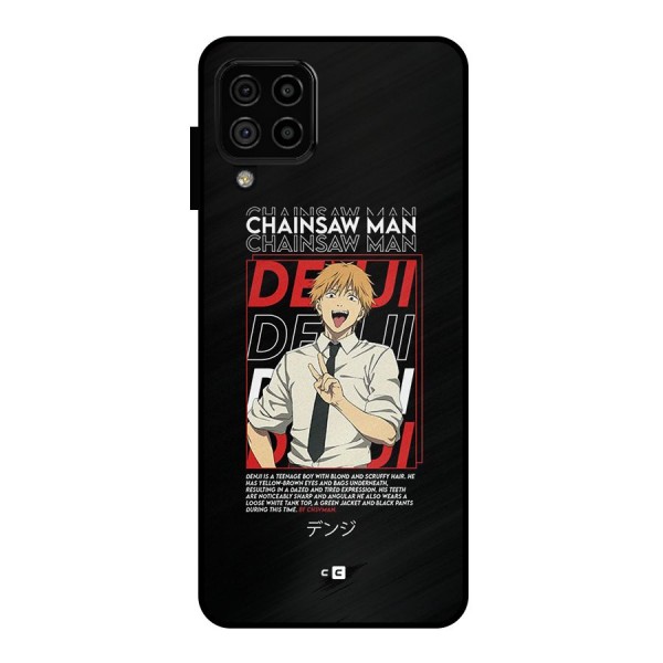 Denji Chainsaw Man Metal Back Case for Galaxy A22 4G