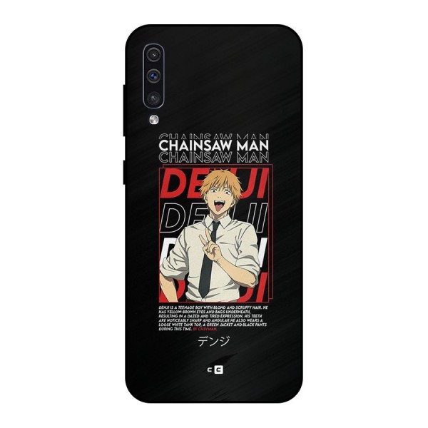 Denji Chainsaw Man Metal Back Case for Galaxy A50