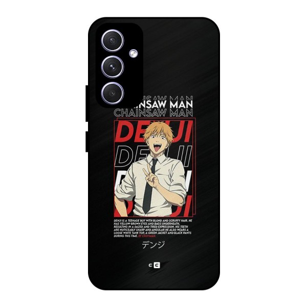 Denji Chainsaw Man Metal Back Case for Galaxy A54