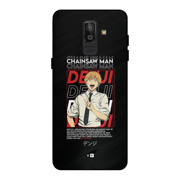 Denji Chainsaw Man Metal Back Case for Galaxy J8