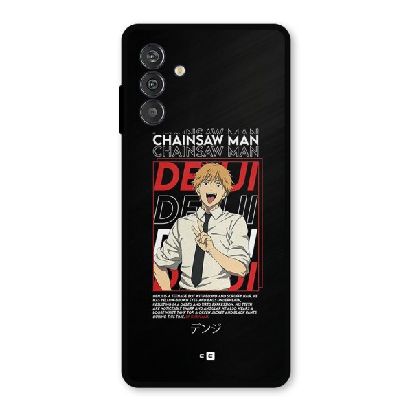 Denji Chainsaw Man Metal Back Case for Galaxy M13