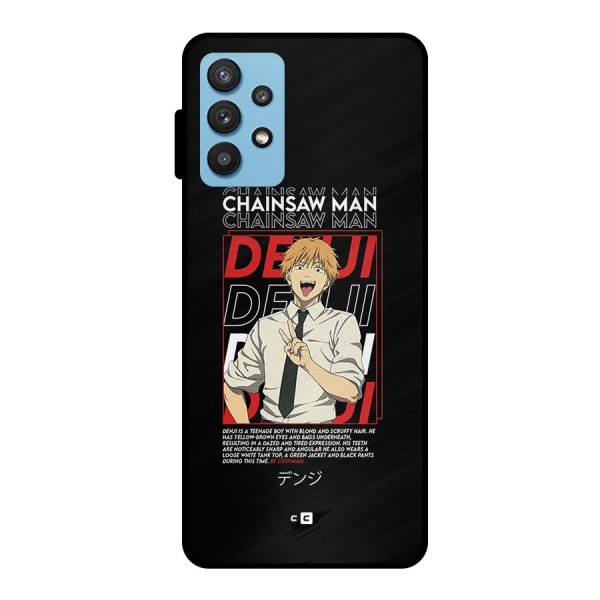 Denji Chainsaw Man Metal Back Case for Galaxy M32 5G