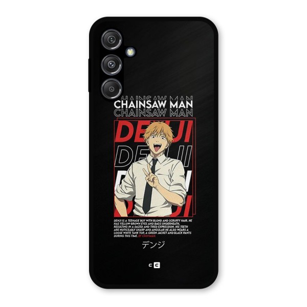 Denji Chainsaw Man Metal Back Case for Galaxy M34 5G