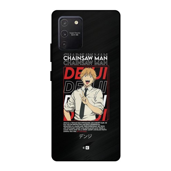 Denji Chainsaw Man Metal Back Case for Galaxy S10 Lite