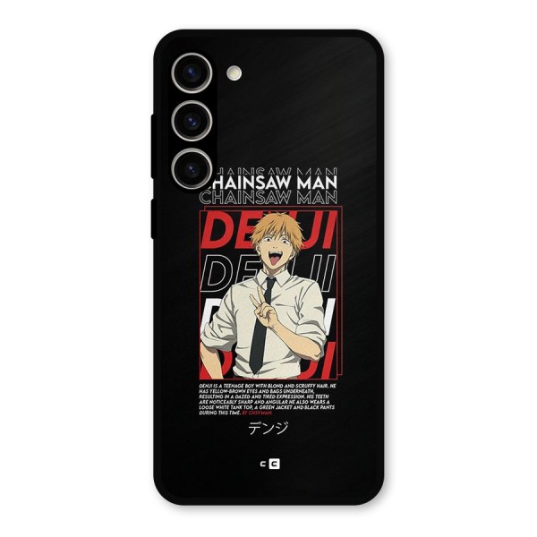 Denji Chainsaw Man Metal Back Case for Galaxy S23 Plus