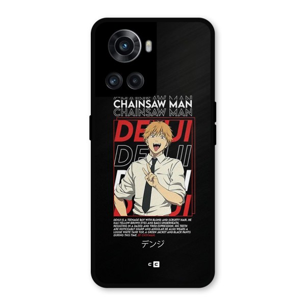 Denji Chainsaw Man Metal Back Case for OnePlus 10R