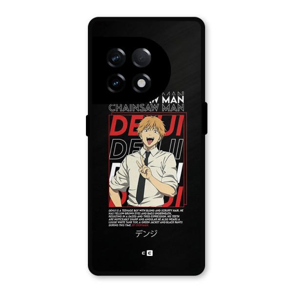 Denji Chainsaw Man Metal Back Case for OnePlus 11R