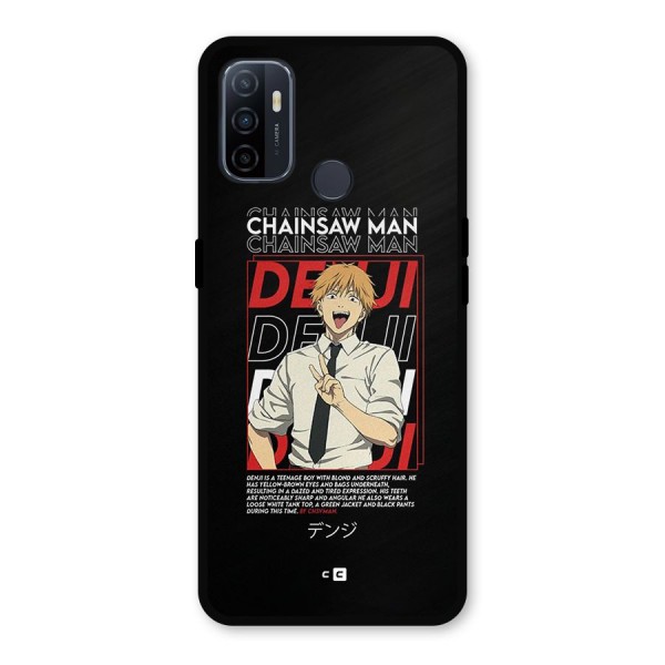 Denji Chainsaw Man Metal Back Case for Oppo A53