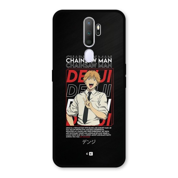 Denji Chainsaw Man Metal Back Case for Oppo A9 (2020)