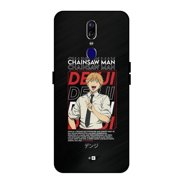 Denji Chainsaw Man Metal Back Case for Oppo F11