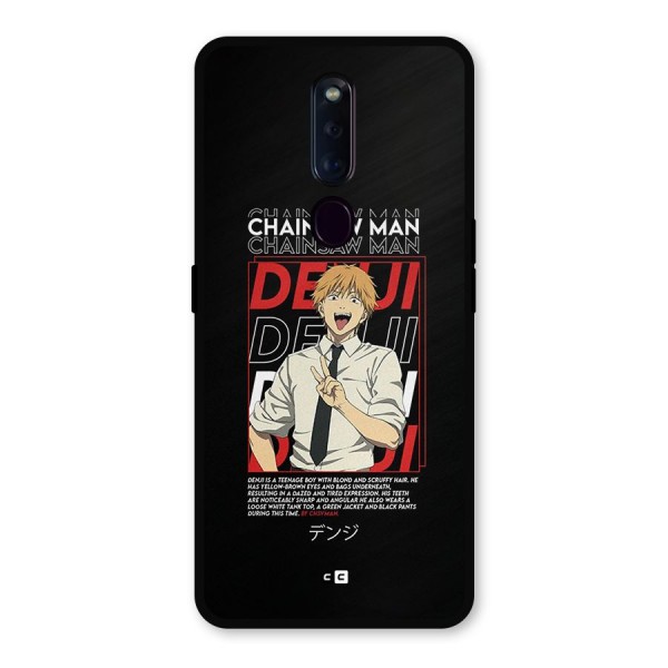 Denji Chainsaw Man Metal Back Case for Oppo F11 Pro