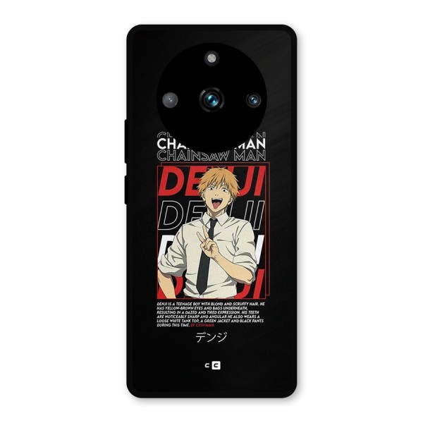 Denji Chainsaw Man Metal Back Case for Realme 11 Pro